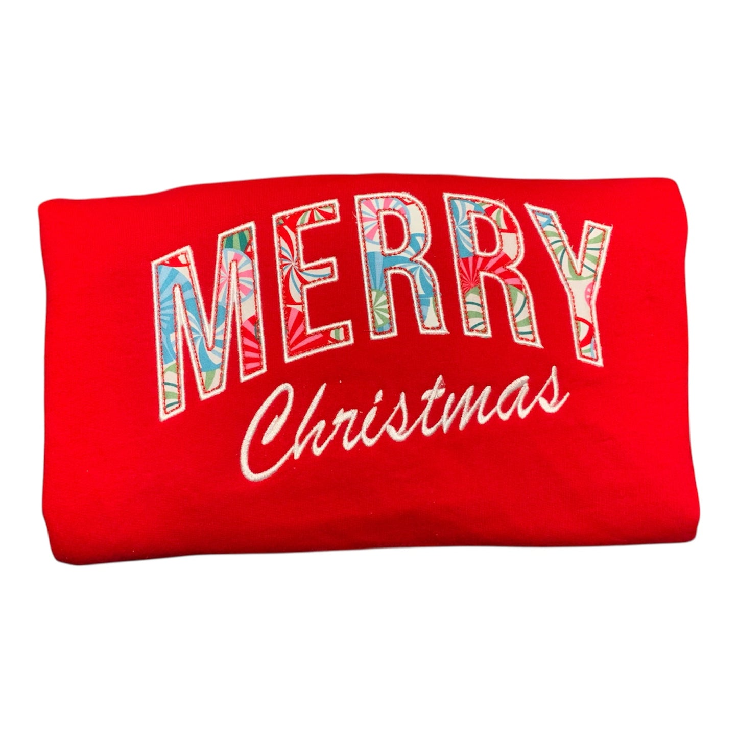 Red Crewneck Merry Christmas Holiday Sweater