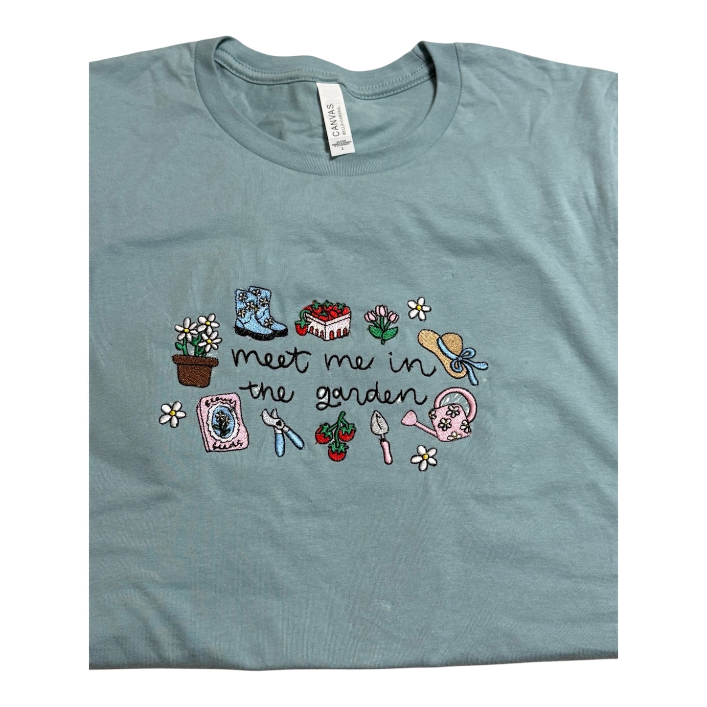 Meet Me in the Garden Embroidered T-Shirt