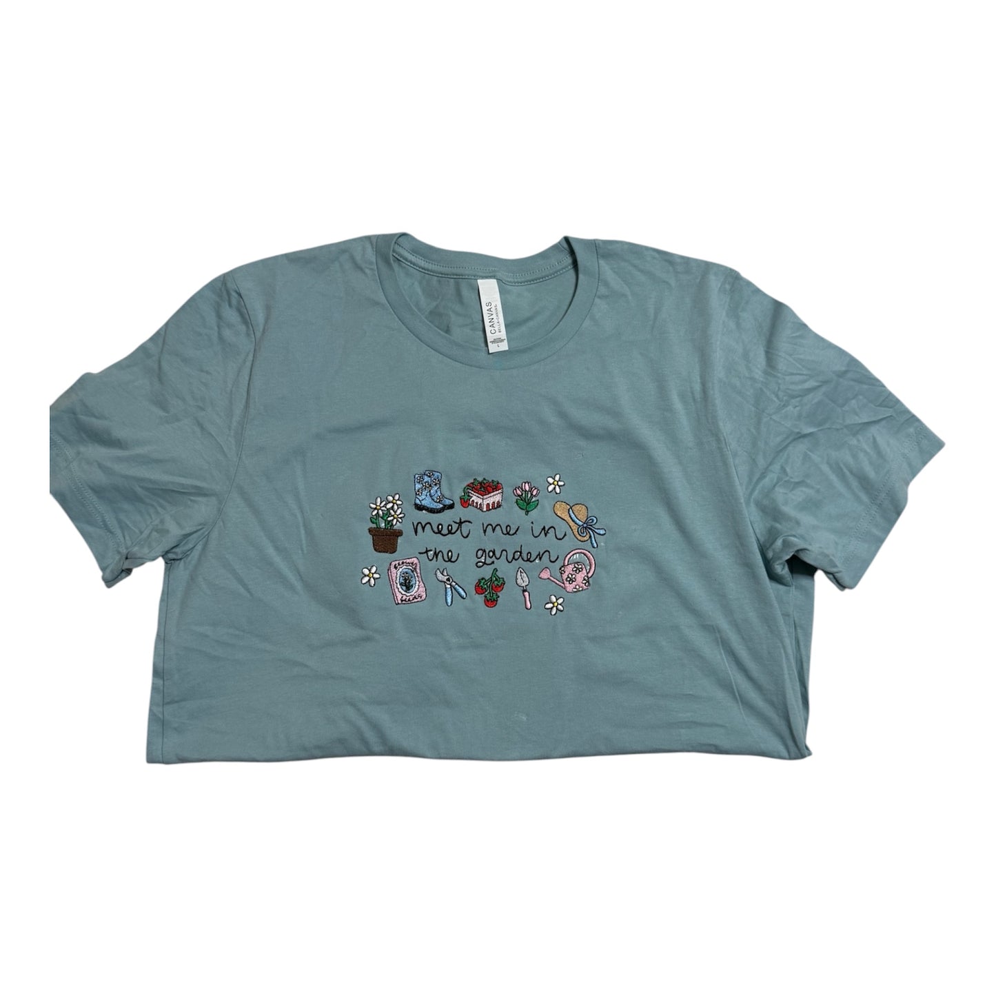 Meet Me in the Garden Embroidered T-Shirt
