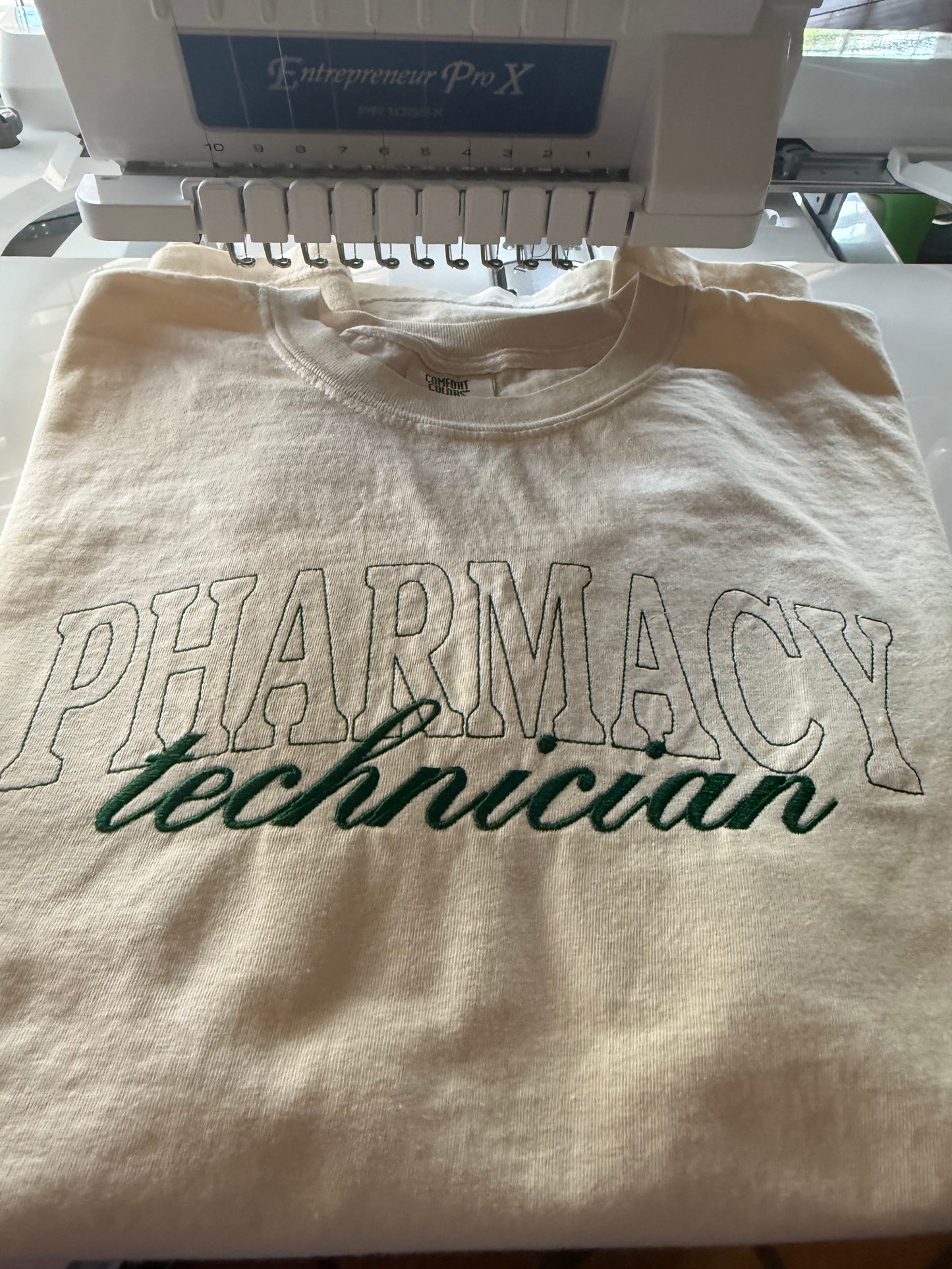 EmbroideredPharmacy Technician T-Shirt | Pharmacy Tech Gift | Pharmacy Tech Apparel