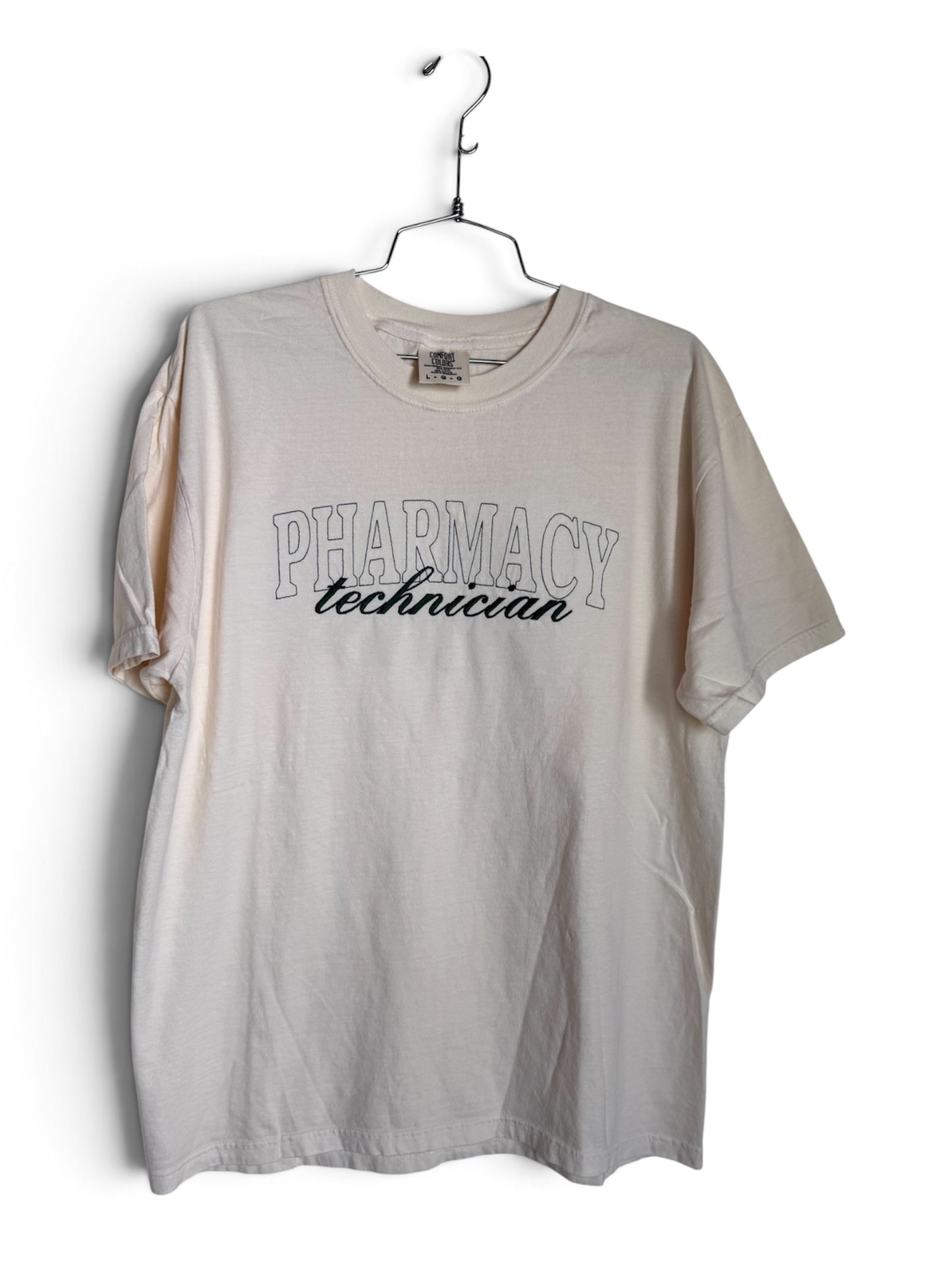 EmbroideredPharmacy Technician T-Shirt | Pharmacy Tech Gift | Pharmacy Tech Apparel